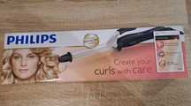 Lokówka do włosów PHILIPS biało czarna