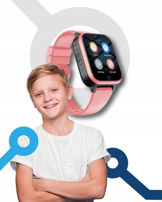 Smartwatch Zegarek Dla Dzieci Forever Gps Wifi 4 Kids Look Me Kw-510 R