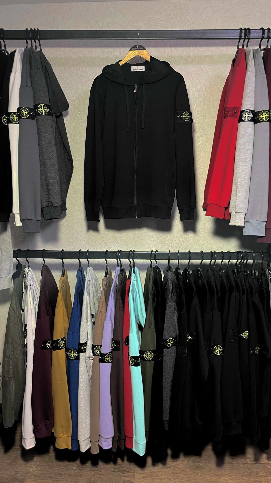 Si zip hoodie prime version black