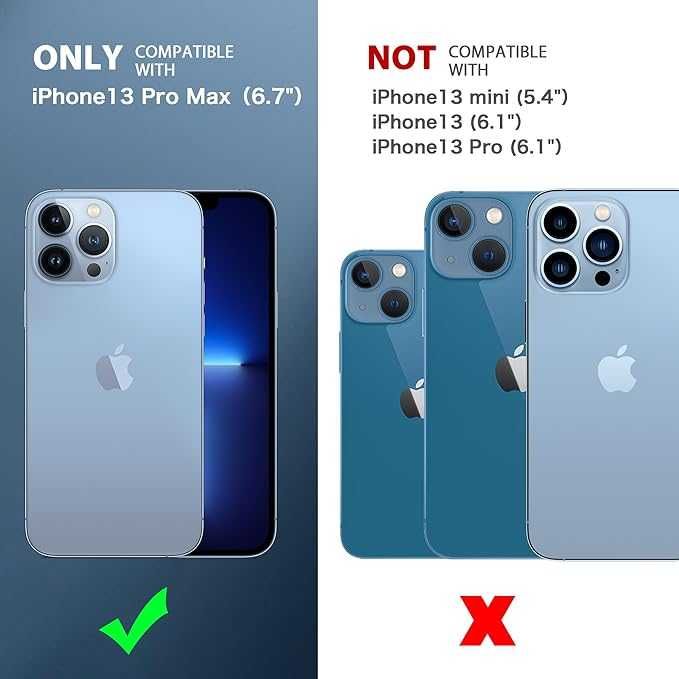 USZKODZONE Magnetyczne plecki etui iPhone 13 Pro Max bezbarwny MagSafe