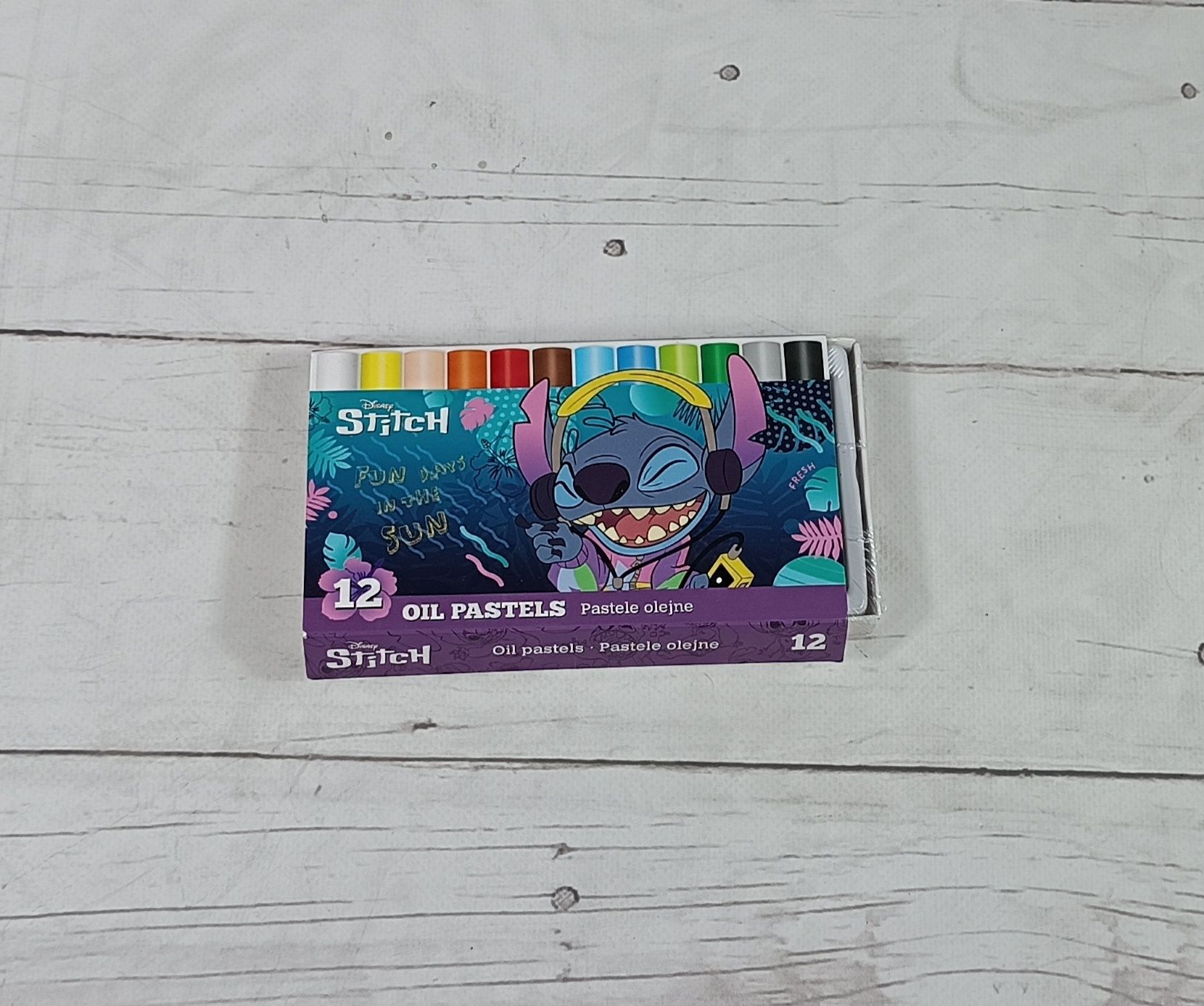 Kredki pastele olejne 12 sztuk Stitch