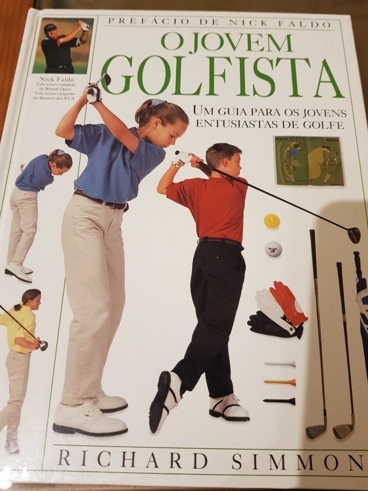 O jovem golfista