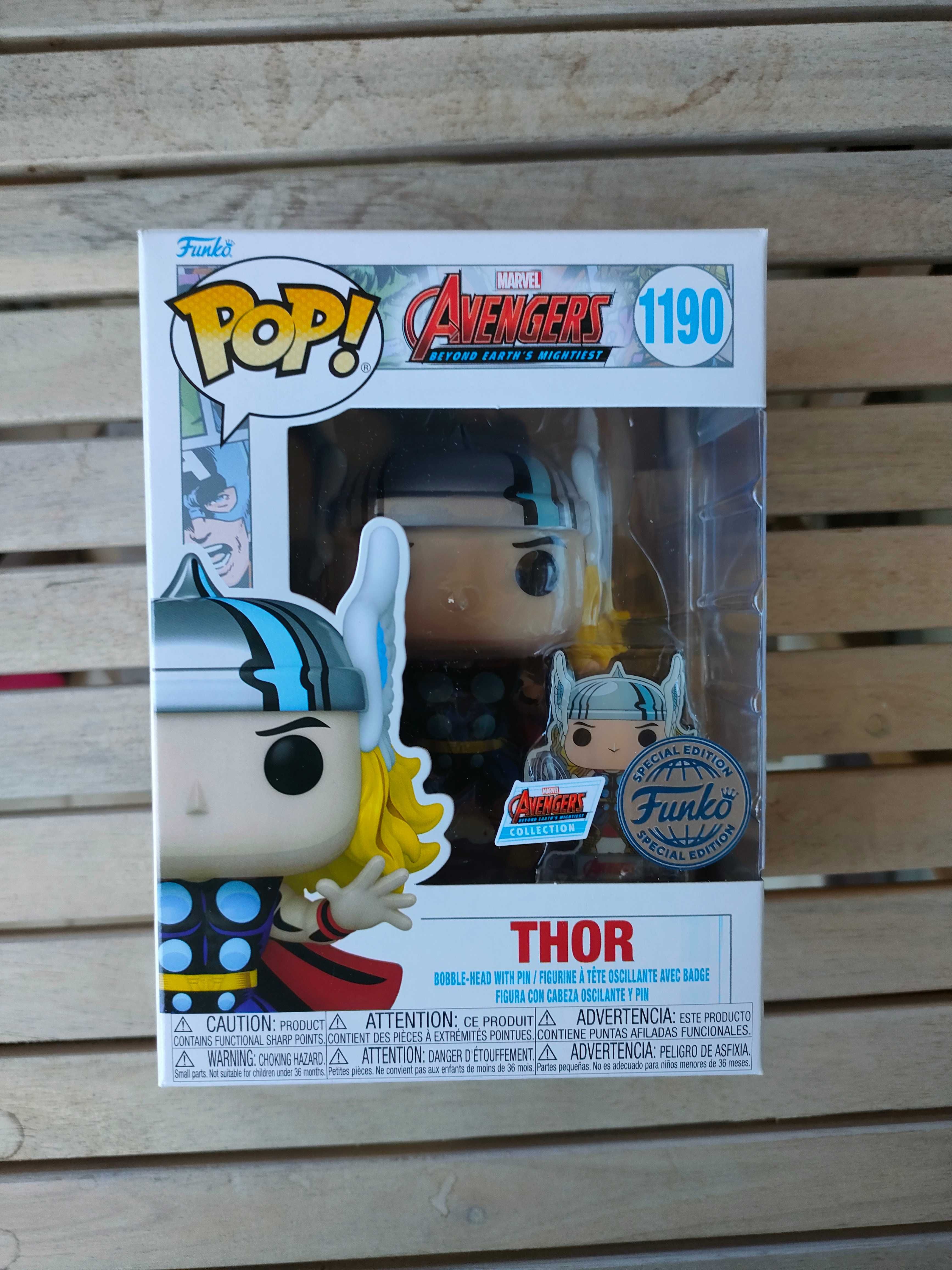 Funko Pop Marvel Avengers Beyond Earth's Mightiest
Thor With Pin