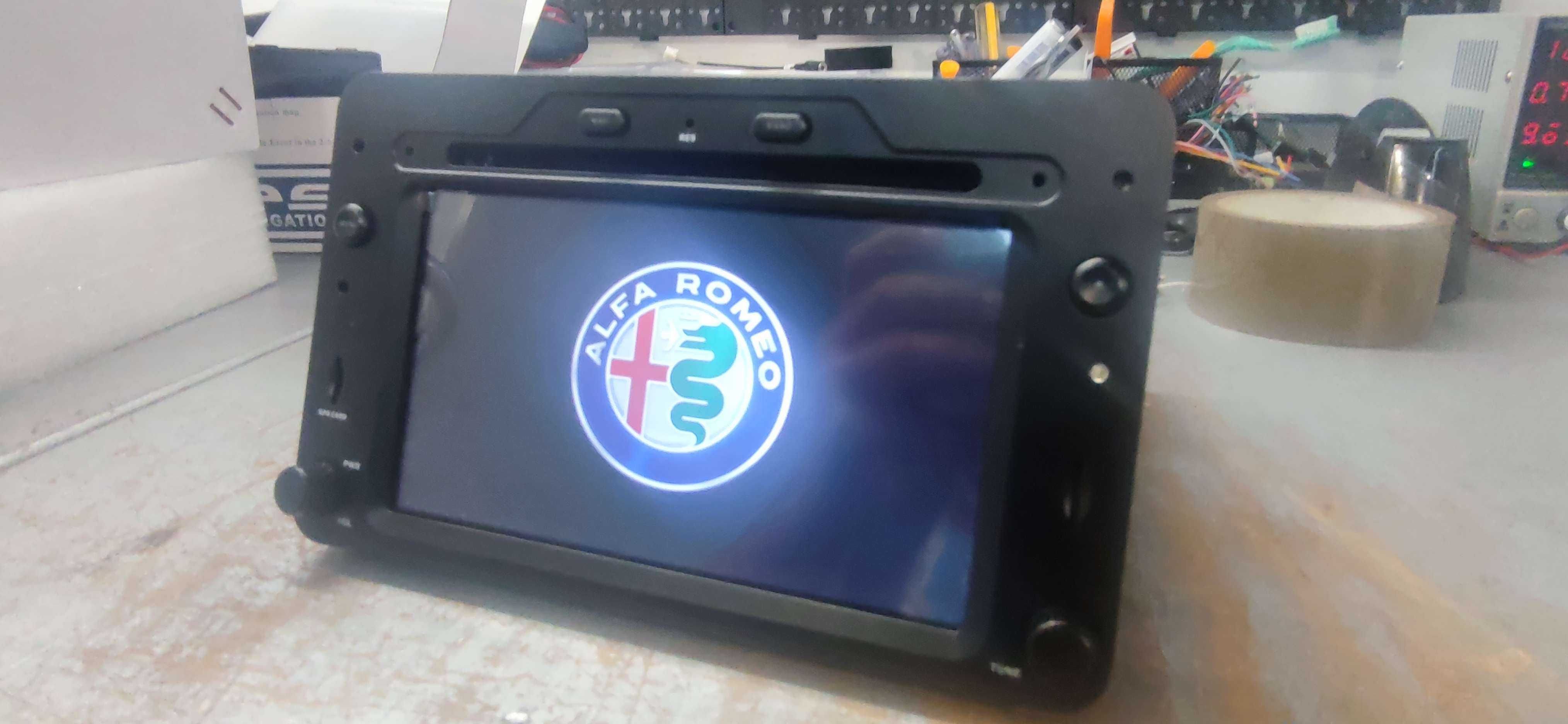 Radio 2 DIN Android 11 Alfa Romeo – GPS WIFI CarPlay - Novo Garantia