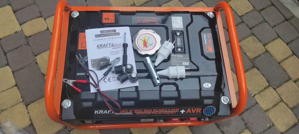 Генератор бензиновий Kraft&Dele KD160 AVR 3,5 кВт