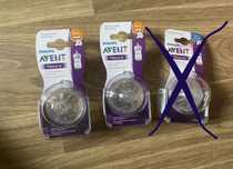 Новые соски капля Авент Avent natural 1+ 6+ месяца