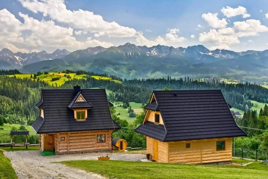 Domki Zakopane z widokiem na Tatry ruska bania sauna wakacje Zakopane
