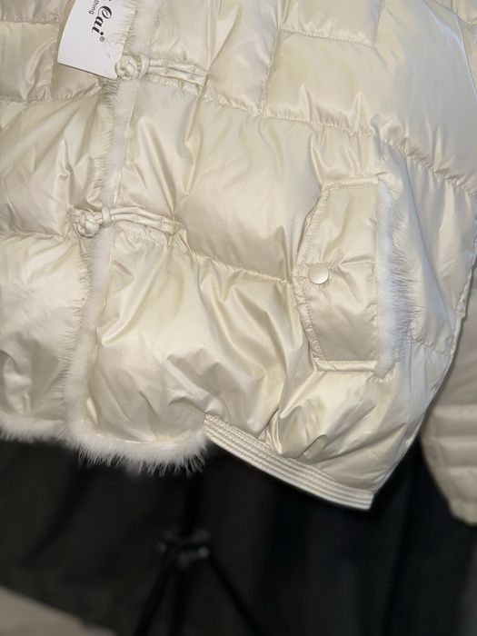 Куртка - пуховик на качиному пуху з норкою