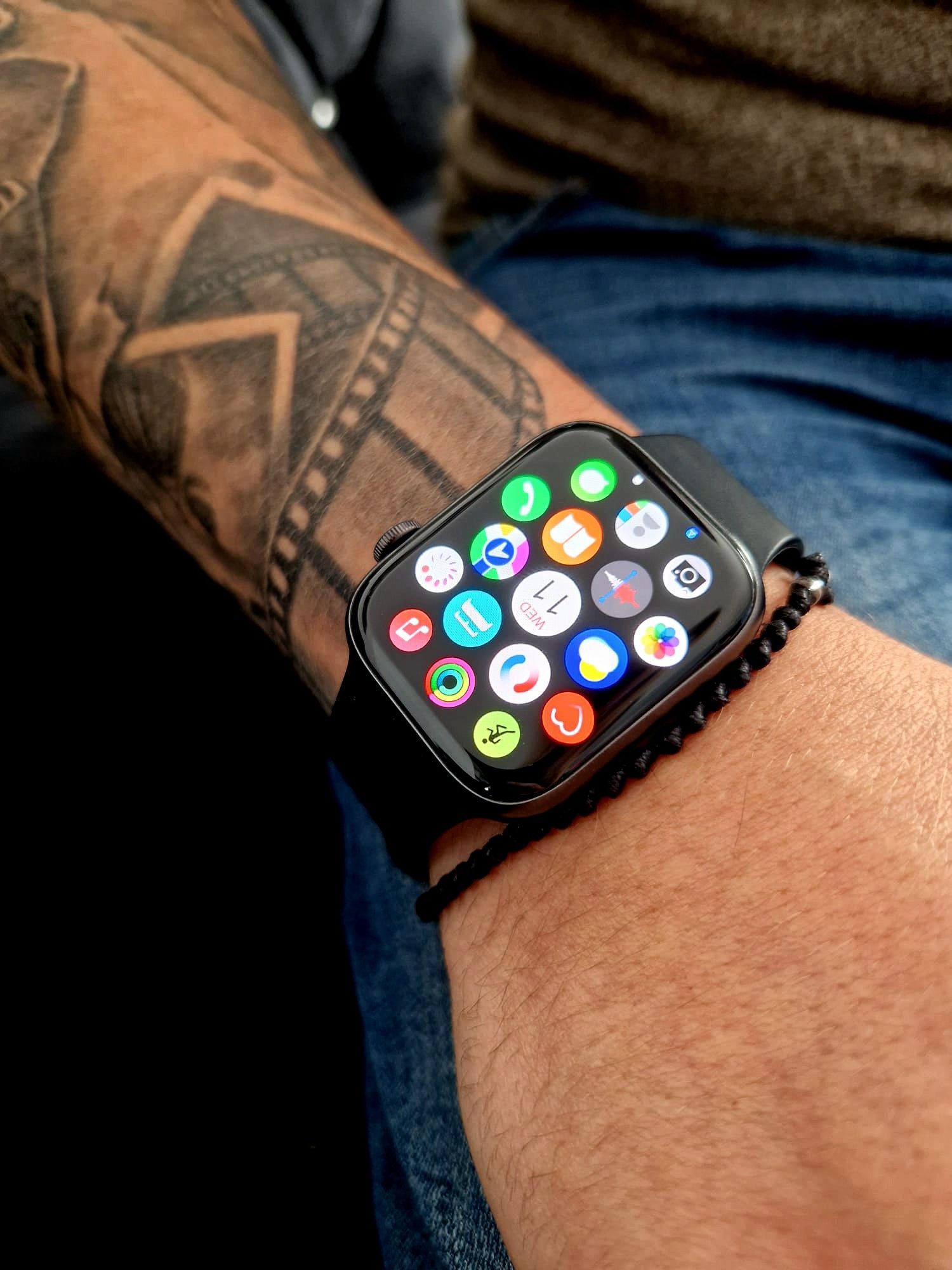Smartwatch Microwear X czarny pasek