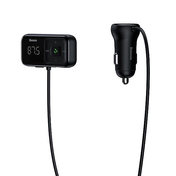 Transmiter FM bezprzewodowy Bluetooth z ładowarką Baseus S-16 (Oversea