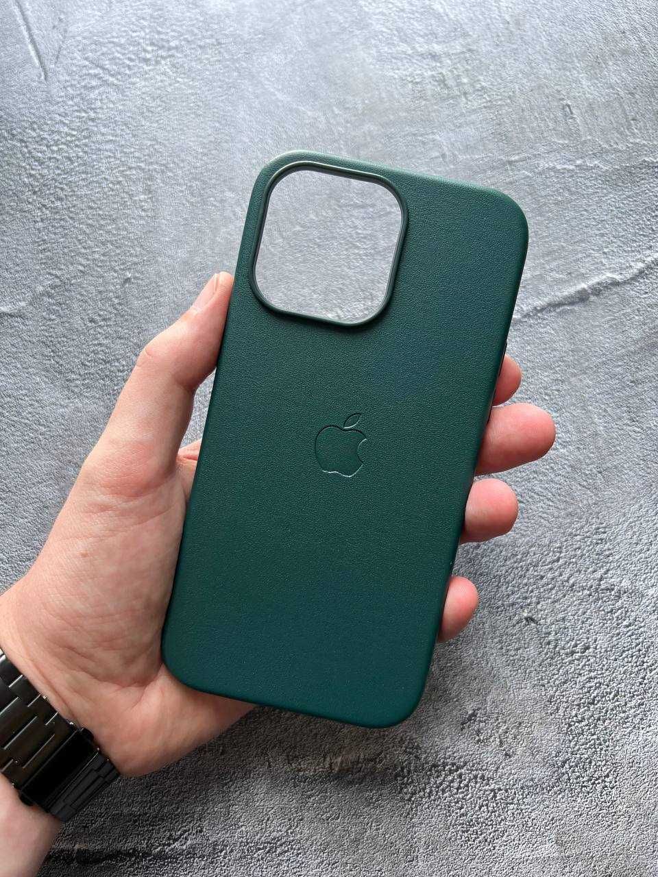 Кожаный чехол для iPhone 12-12 Pro Max Leather Case MagSafe