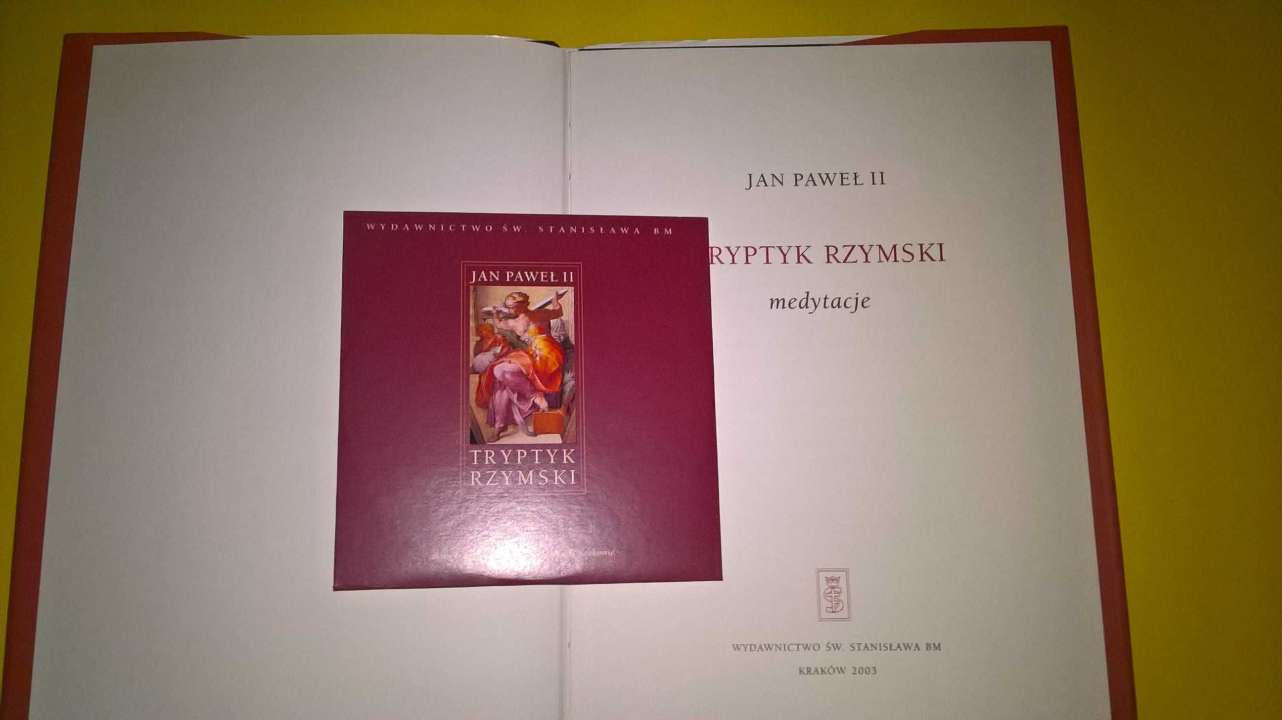Tryptyk rzymski książka nowa Jan Paweł II z płytą