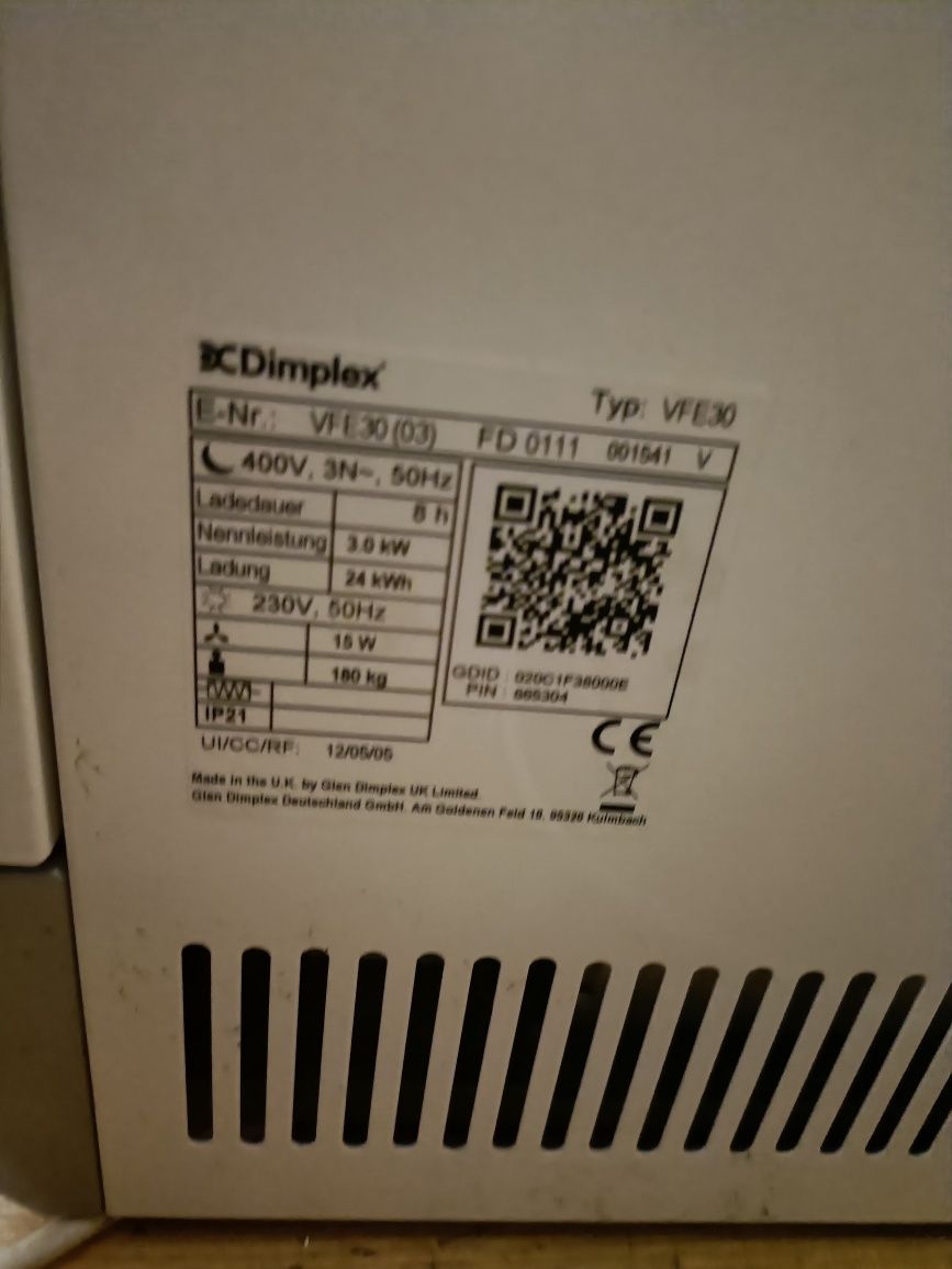 Piec akumulacyjny DC Dimplex