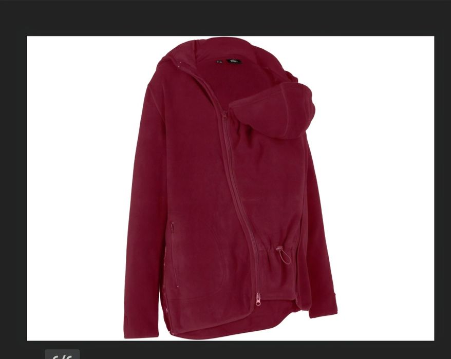 Bluza ciążowa z wkładką niemowlęcą z polaru