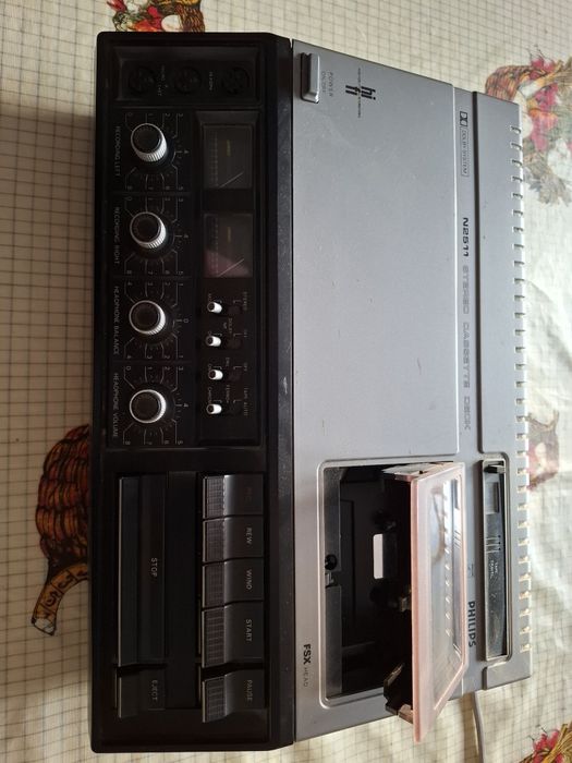 Philips N2511, Stereo Cassette Deck, Cassette Recorder and player