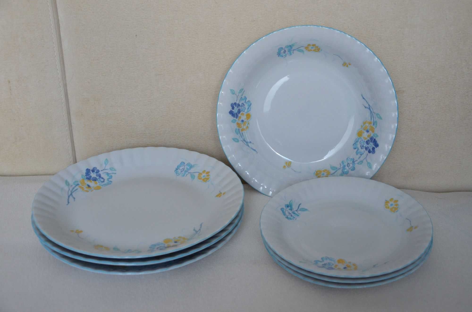 Chodzież porcelana talerze obiadowe głębokie talerzyki śniadaniowe