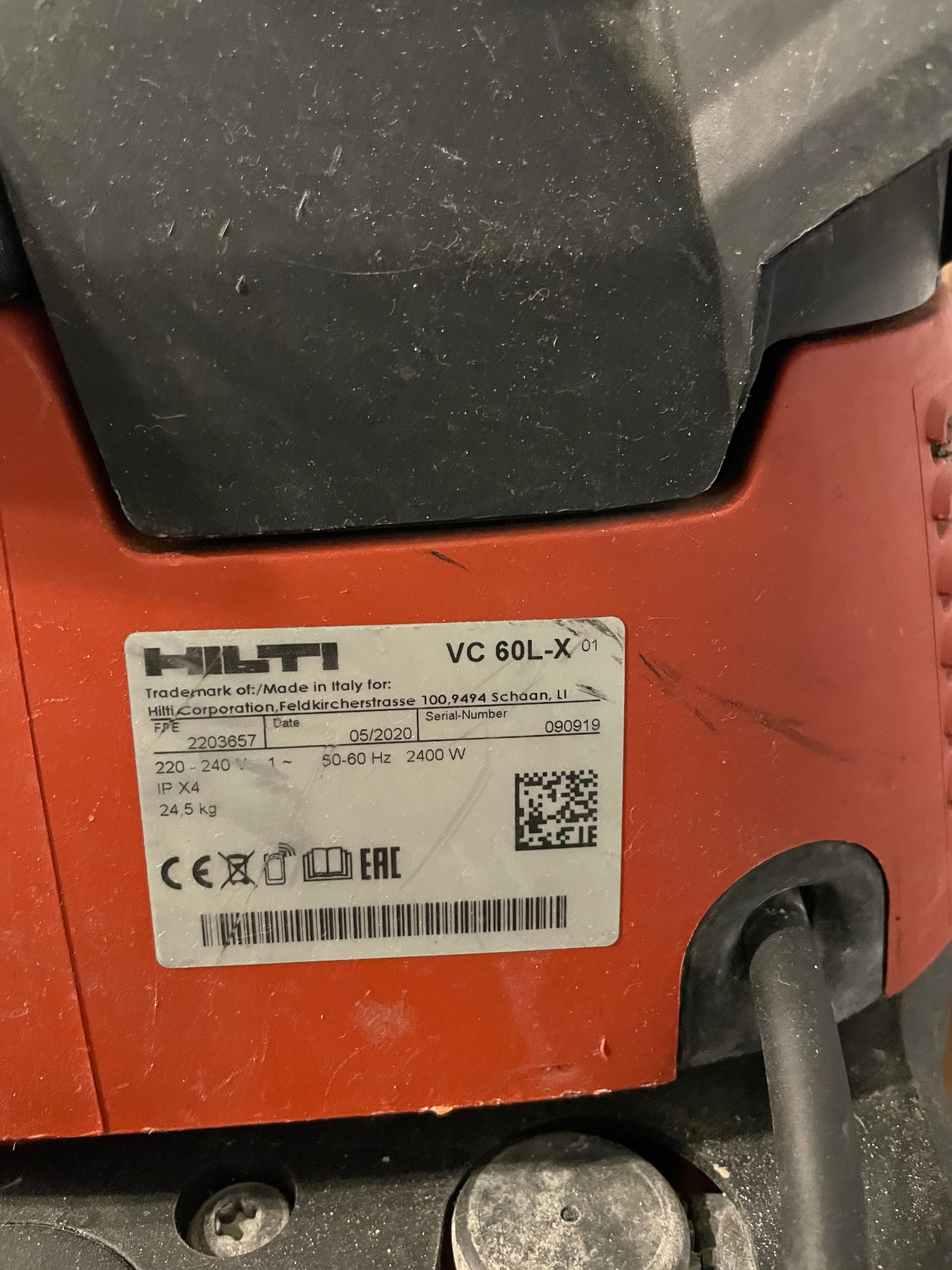 Odkurzacz hilti vc 60 l