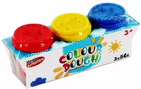 Masa plastyczna (3 kolory). Mega Creative