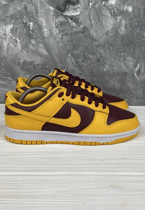 Шкіряні кросівки nike dunk low retro 41/26 см