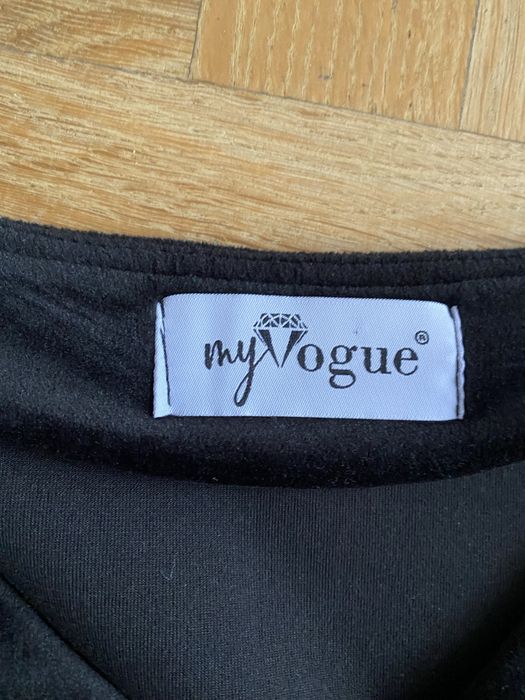 Welurowa sukienka tunika My vouge