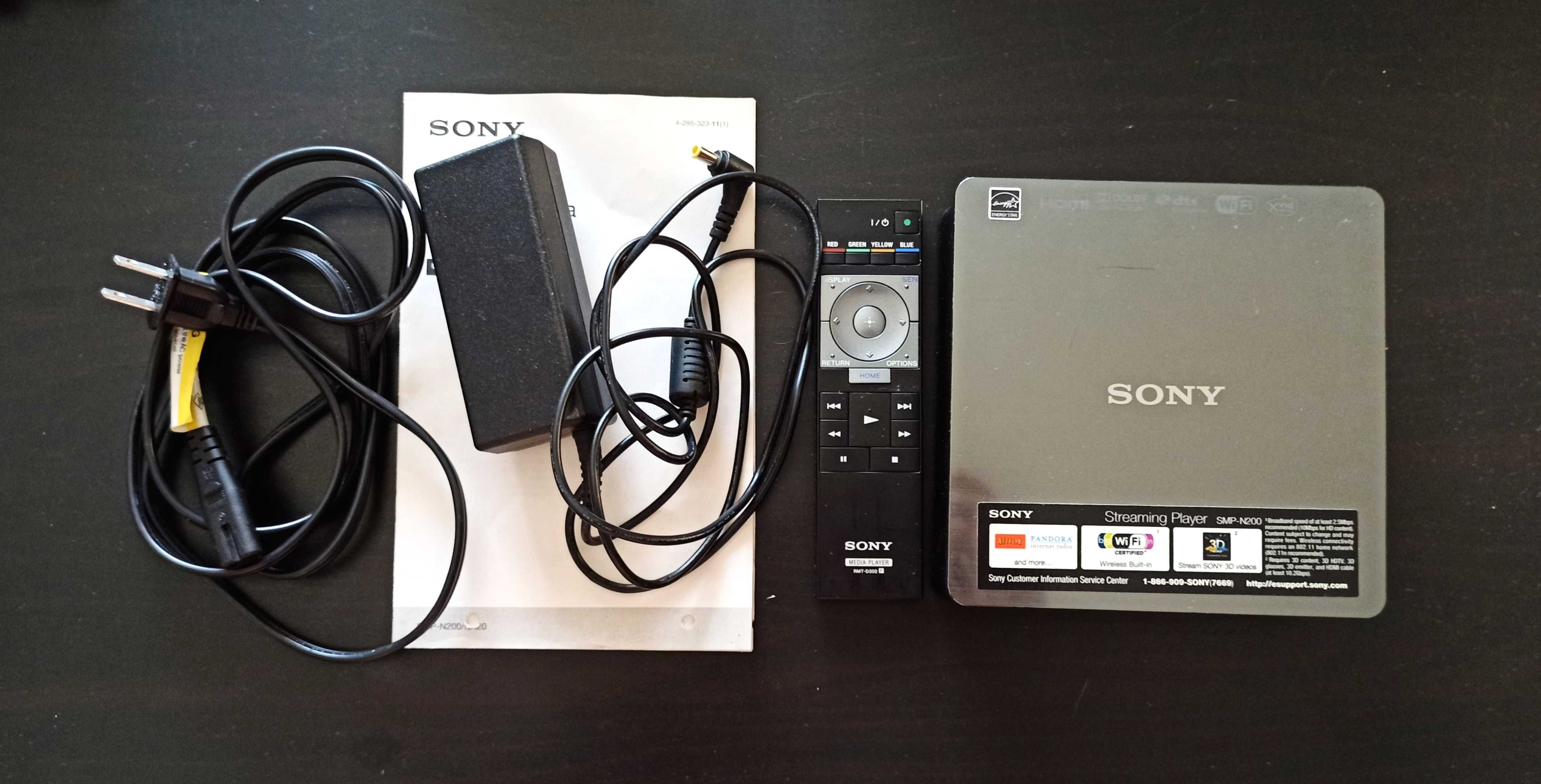 Sony Streaming Network Media Player SMP-N200. Odtwarzacz multimedialny