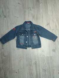 Vogue Children 2 3 lata 92 98 kurtka jeans chłopięca naszywki bawełna