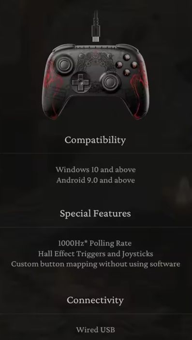 ТОП! 8BitDo Ultimate 2C Wired WuKong геймпад джойстик