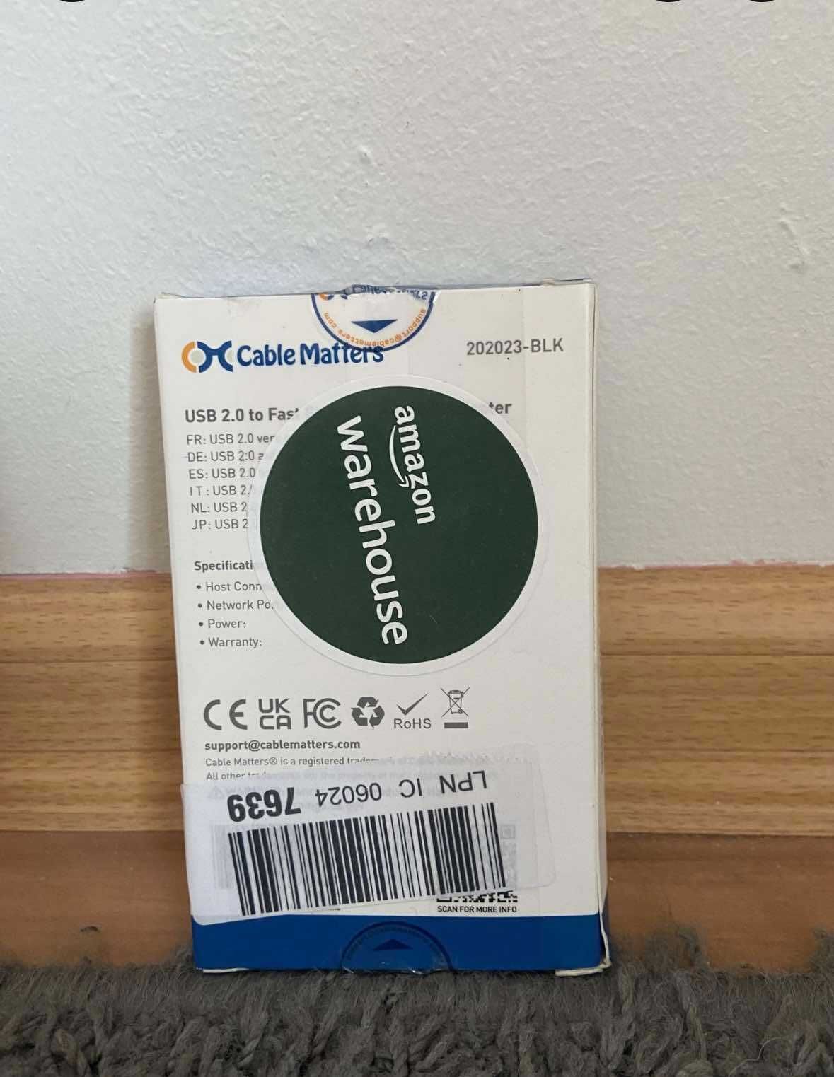 Adapter USB 2.0 na RJ45