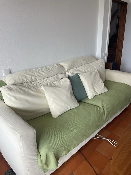 Sofá branco/beige