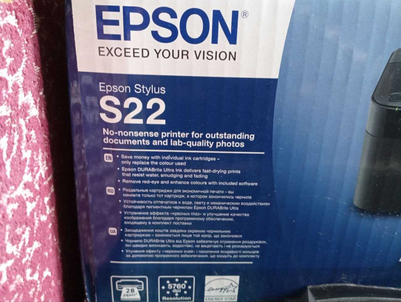 Принтер Epson Stylus S22