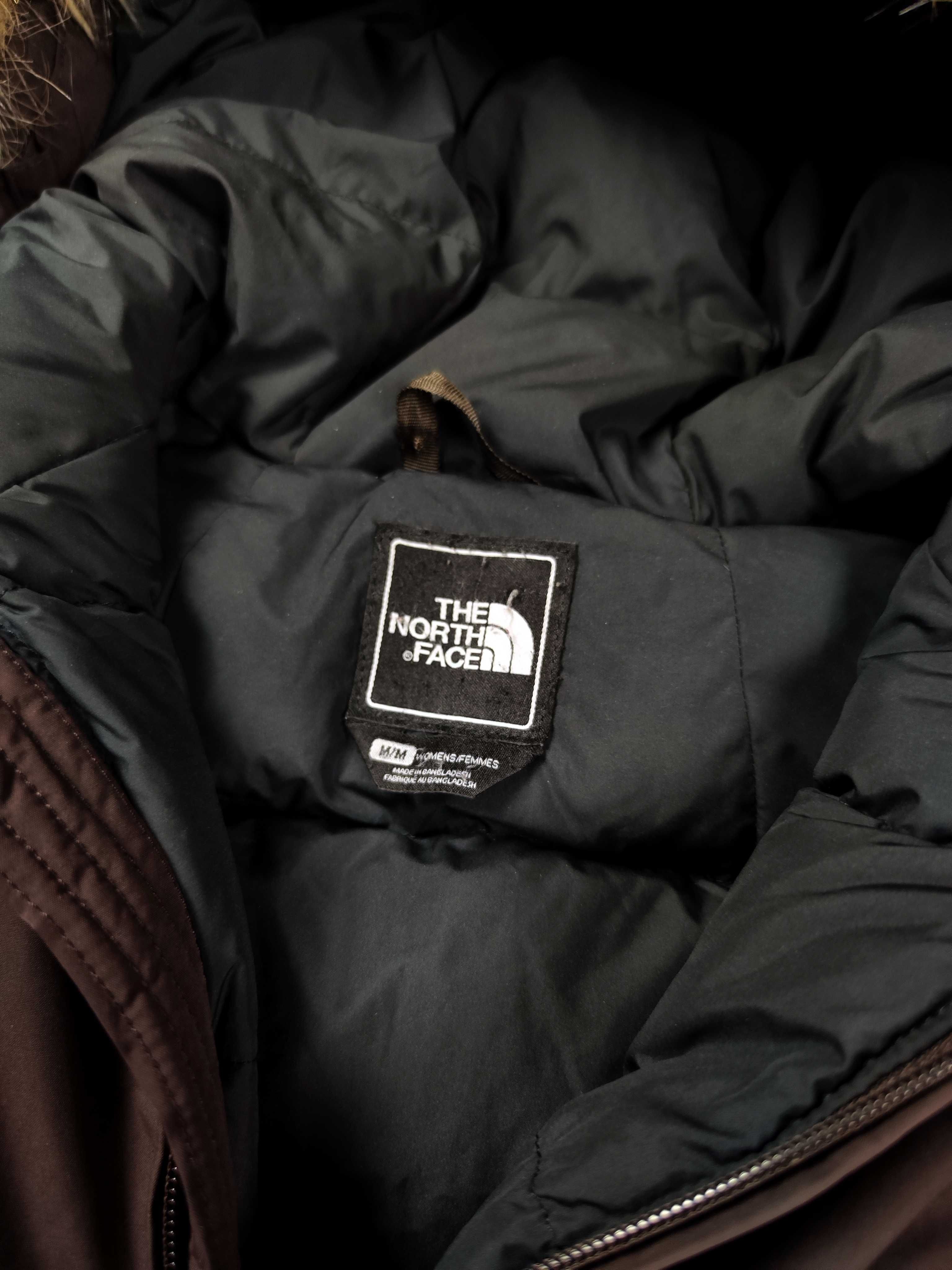 Kurtka puchowa zimowa The North Face parka damska r. M