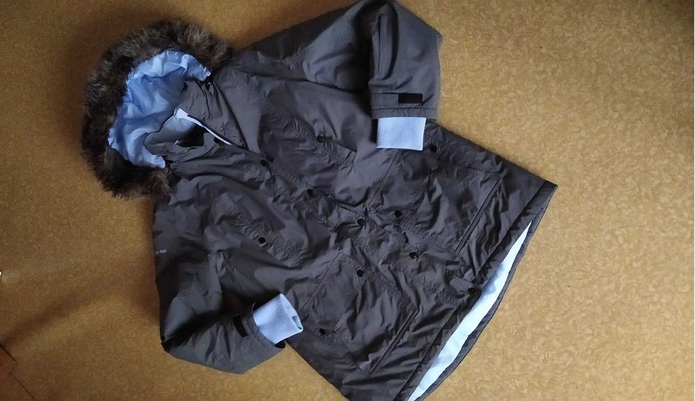 Bonprix przeciwdeszczowa kurtka parka zimowa membrana,damska  46