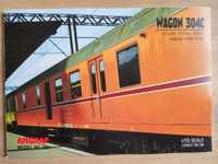 Model kartonowy -   Wagon pocztowy 304C - Wydawnictwa Angraf 180