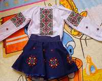 Український одяг на дівчинку