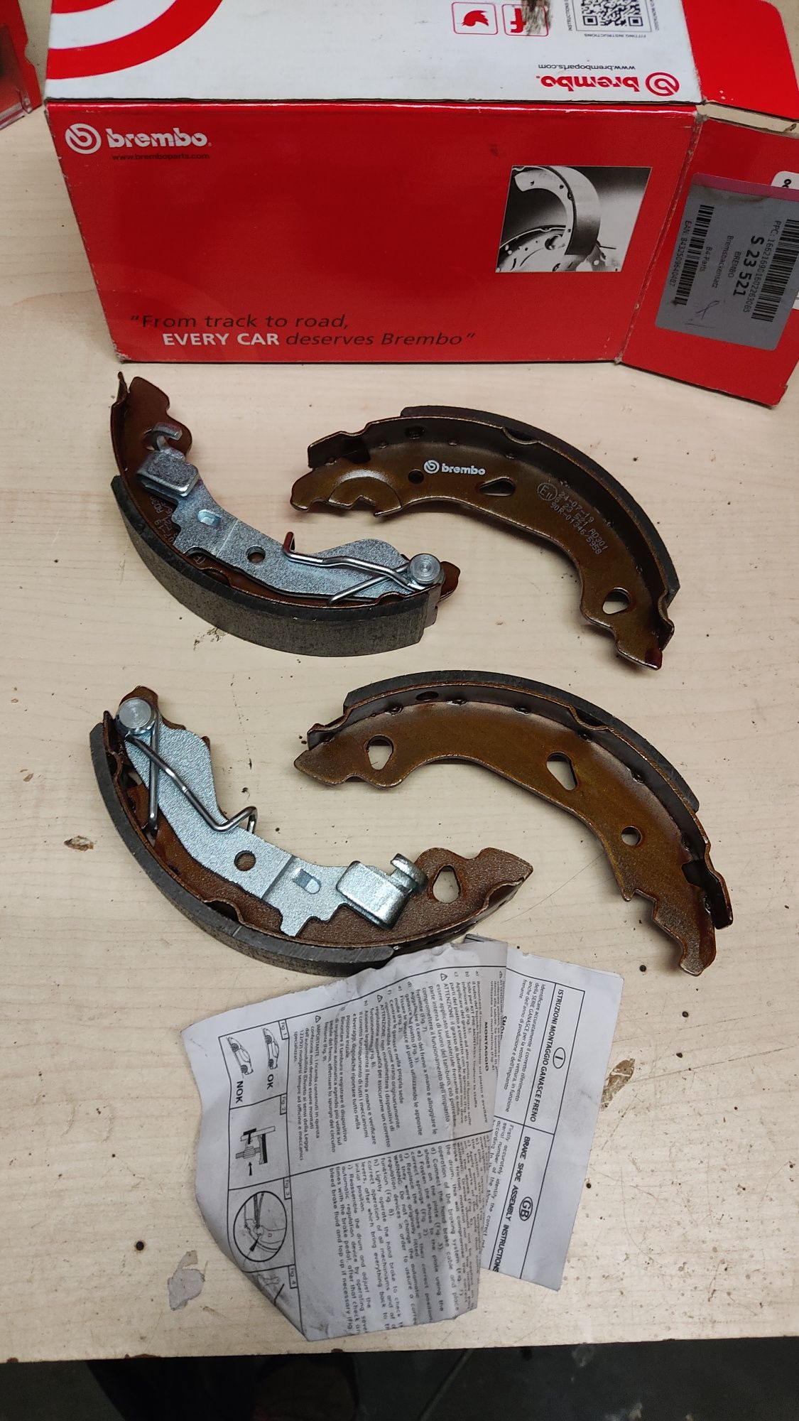 Maxilas brembo para Fiat Punto de 2001 ABS