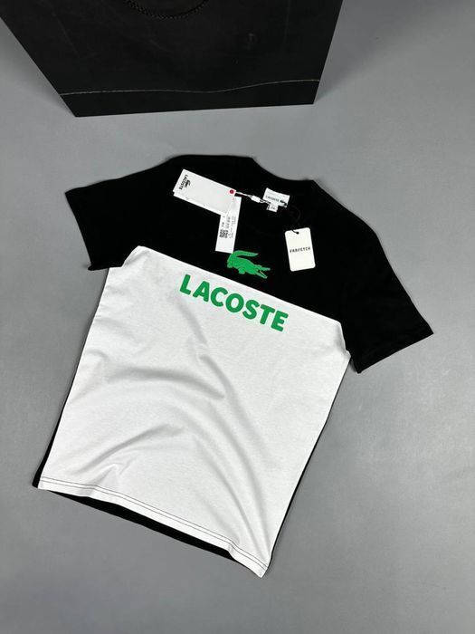 Lacoste футболка мужская Брендовая, унисекс женская