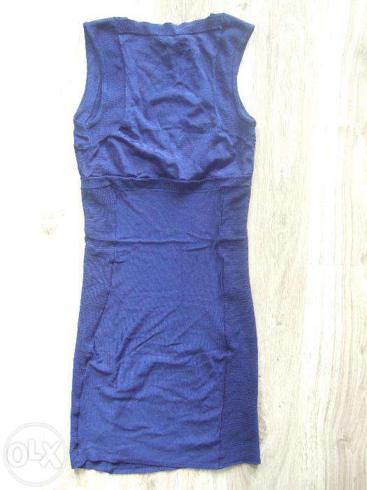 Sukienka,36-38, H&M, chabrowa, niebieska