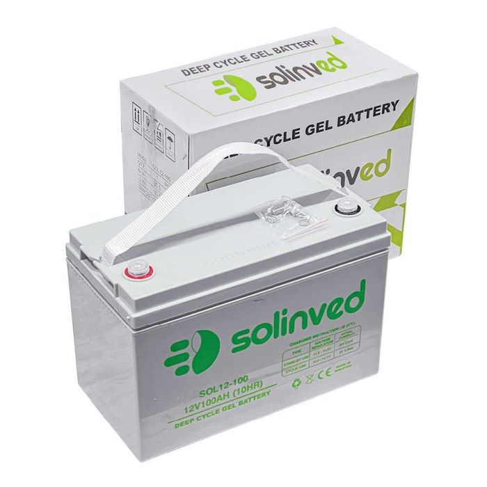 Акумуляторна батарея SOLINVED 100-12 GEL 12V 100 AH