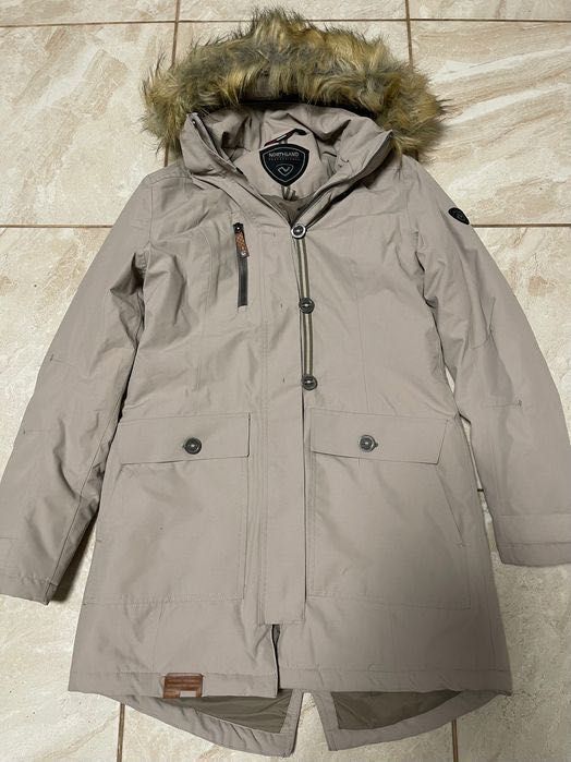 Зимова парка темно синя сіра  пуховик куртка на 14-16 років Northland