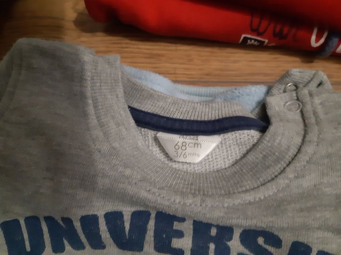 Ubranka r. 68. PAKA koszulki bluzy swetry