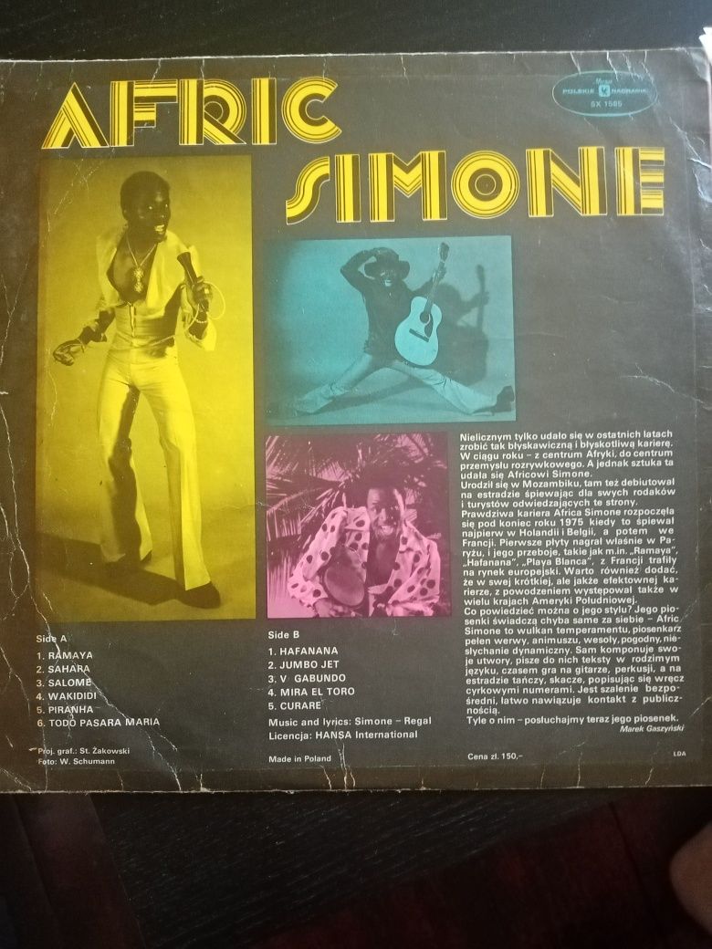 Płyta winilowa - Afric Simone
