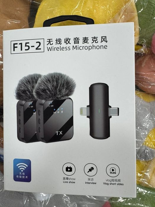 Zestaw  bezprzewodowe  mikrofony do telefonu