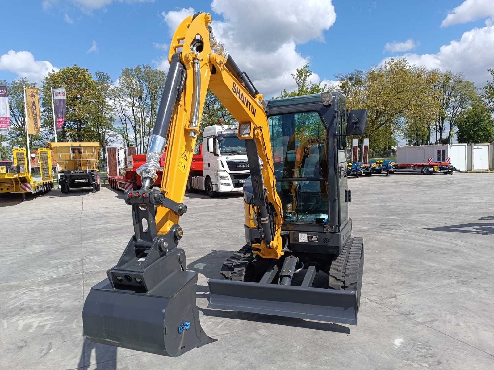Minikoparka SHANTUI 2.7t NOWA !