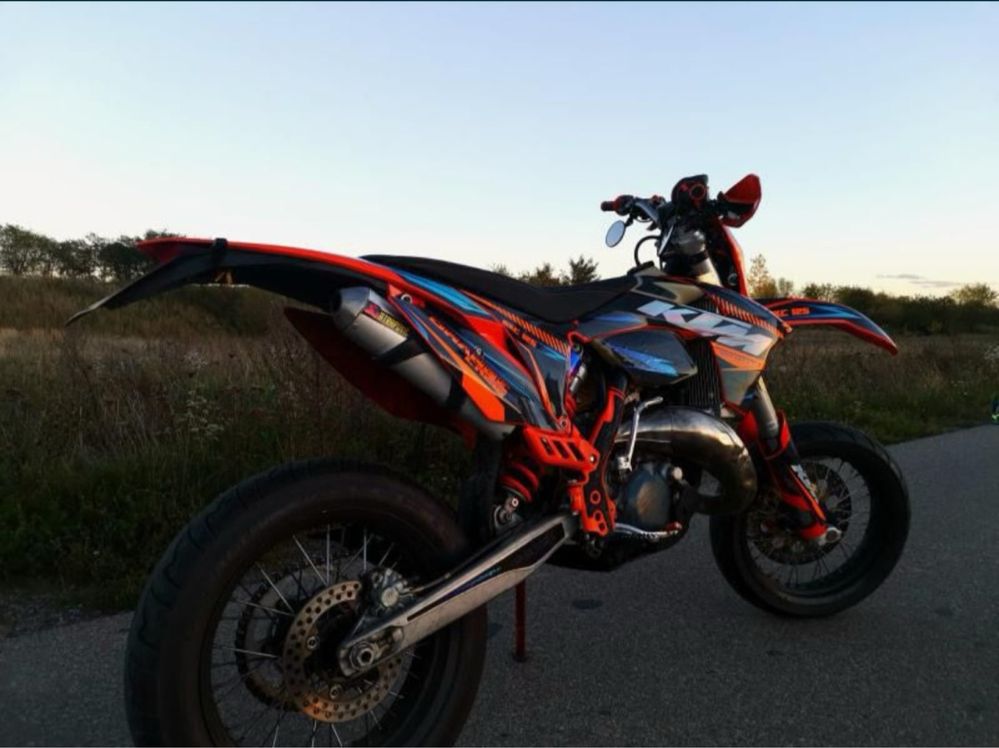 Ktm exc 125 A1/B po generalce silnika supermoto