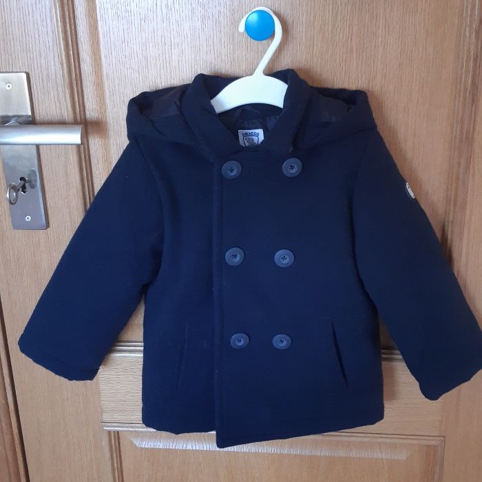 Casaco azul escuro, marca Chicco. Unisexo. 2 anos. Como NOVO