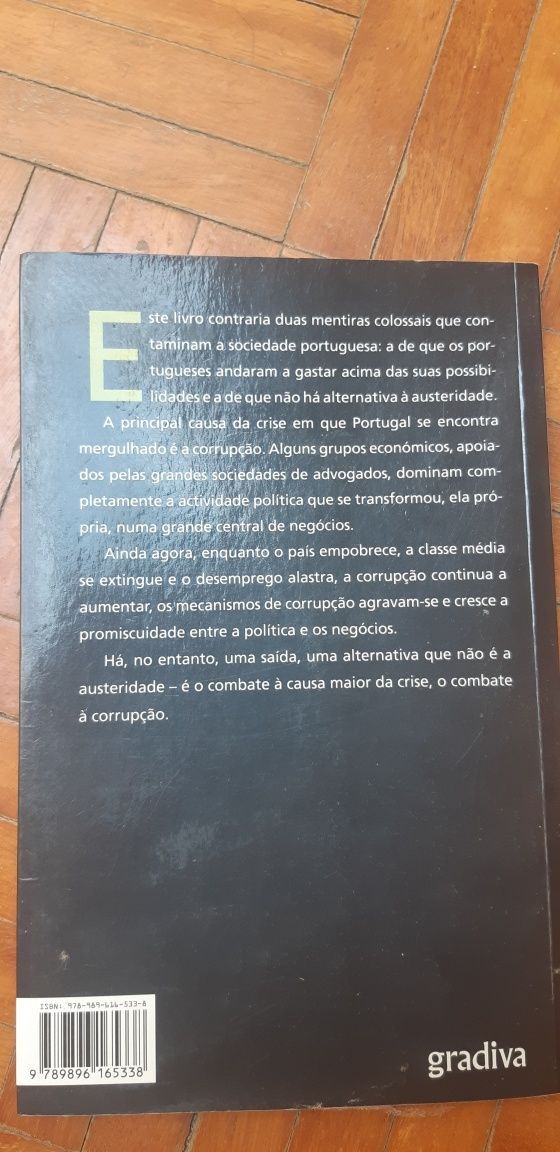 Livro : Da corrupção à crise - Paulo de Morais