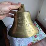 Dzwon mosiądz Duży 1,7 kg Retro