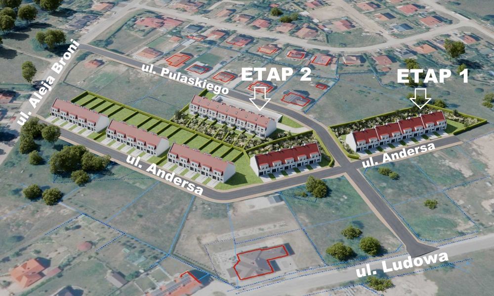 dom w zabudowie szeregowej - I ETAP