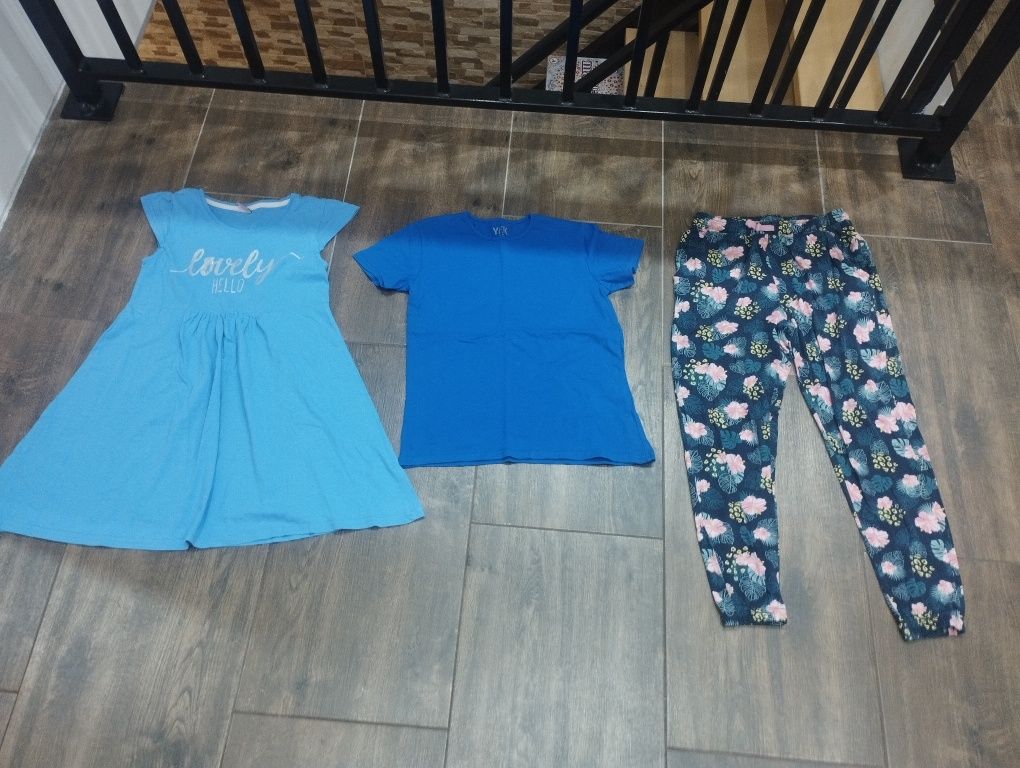Paka ubrań firmowe H&M, Cocodrillo, smyk spodnie sukienka koszulki 158