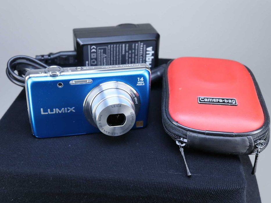Panasonic LUMIX DMC-FS40 Câmara digital compacta, impecável